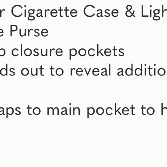 Womens Genuine Leather Cigarette Case & Lighter Holder with Twist Clasp Purse - Picture 7 of 8